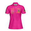 Custom Name DOI Daughters Of Isis Orange Queen Shriners Aeaonms Women's Polo Shirt Size S-5XL