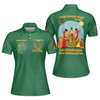 Custom Name DOI Daughters Of Isis Orange Queen Shriners Aeaonms Women's Polo Shirt Size S-5XL
