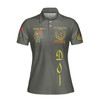 Custom Name DOI Daughters Of Isis ISIS WINGS Out Shriners Aeaonms Women's Polo Shirt Size S-5XL