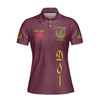 Custom Name DOI Daughters Of Isis PYRAMID QUEEN Shriners Aeaonms Women's Polo Shirt Size S-5XL