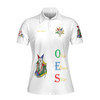 Custom Chapter Name OES Order of the Eastern Sister Destined To Shine Women's Polo Shirt Size S-5XL