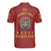 Custom Name Freemasonry 357 Prince Hall Mason 3D Men's Polo Shirt S-5XL