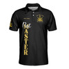 Personalized Name Past Master Making Men BETTER From the Ground Up Freemason 3D Men's Polo Shirt S-5XL