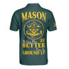 Personalized Name Past Master Making Men BETTER From the Ground Up Freemason 3D Men's Polo Shirt S-5XL
