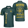 Personalized Name Past Master Making Men BETTER From the Ground Up Freemason 3D Men's Polo Shirt S-5XL