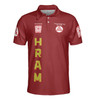 Custom Chapter Name Holy Royal Arch Masonic Keystone York Rite Freemasonry 3D Men's Polo Shirt S-5XL