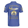 Custom Temple Name Shriners Noble Mystic Ancient Style 3D Men's Polo Shirt S-5XL