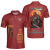Custom Temple Name Nobles 1983 AEAONMS Warrior Sons Of The Desert Shriners Prince Hall 3D Men's Polo Shirt S-5XL