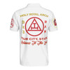 Custom Name Holy Royal Arch Masonry York Rite Freemasonry Masonic 3D Men's Polo Shirt S-5XL