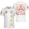 Custom Name Holy Royal Arch Masonry York Rite Freemasonry Masonic 3D Men's Polo Shirt S-5XL