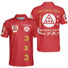 Custom Name Holy Royal Arch Masonry York Rite Freemasonry Masonic 3D Men's Polo Shirt S-5XL