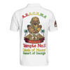 Custom Temple Name Nobles Mystic Shrine AEAONMS King Desert Prince Hall Shriner 3D Men's Polo Shirt S-5XL