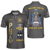 Custom Lodge Name Freemasonry I Took An Oath Smib Raise Diffferently 3D Men's Polo Shirt S-5XL