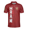 Custom Name Royal Arch Past High Priest HRAM PHA York Rite Freemason 3D Men's Polo Shirt S-5XL