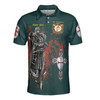 Customize Commandery Name Masonic Knights Templar Freemason 3D Men's Polo Shirt S-5XL