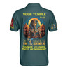 Custom King Of The Desert Shriner Nobles Mystic Ancient Style 3D Men's Polo Shirt S-5XL