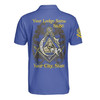 Customize Name Lodge Name I Am Mason I Believe In God Freemasonry 3D Men's Polo Shirt S-5XL