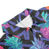 Funny Tropical seamless pattern with pineapples 3D Men's Polo Shirt S-5XL