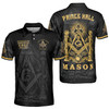 Masonic Look to the East Custom Name Prince Hall 3D Men's Polo Shirt S-5XL
