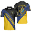 Personalized Name Freemasonry Brother Keeper Masonic 3D Men's Polo Shirt S-5XL