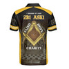 Personalized Lodge Name Freemasonry 2B1 ASK1 Faith Hope Charity 3 Degrees of light 3D Men's Polo Shirt S-5XL