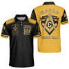 Personalized Lodge Name Freemasonry 2B1 ASK1 Master Mason Prince Hall 357 3D Men's Polo Shirt S-5XL