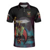 Custom Temple Freemason Noble Shriners in Egyptian pyramid futuristic landscape 3D Men's Polo Shirt S-5XL