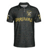Custom Name Temple Shriners Noble Ancient Egyptian Ornament Tribal Freemason 3D Men's Polo Shirt S-5XL