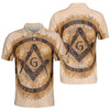 Personalized Lodge Name Freemason Square and Compass Mason 3D Men's Polo Shirt S-5XL