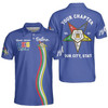 Customize Name, Chapter Name OES Order of The Eastern Star Sistar Freemason 3D Men's Polo Shirt S-5XL