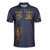 Custom Name DOI Daughters Of Isis Orange Queen Shriners Aeaonms 3D Men's Polo Shirt S-5XL