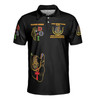 Custom Name DOI Daughters Of Isis Orange Queen Shriners Aeaonms 3D Men's Polo Shirt S-5XL