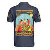 Custom Name DOI Daughters Of Isis Orange Queen Shriners Aeaonms 3D Men's Polo Shirt S-5XL