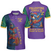 Custom Temple Name Nobles 1983 AEAONMS Starry Desert Night Mystic Shrine Freemasonry 3D Men's Polo Shirt S-5XL