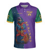 Custom Temple Name Nobles 1983 AEAONMS Starry Desert Night Mystic Shrine Freemasonry 3D Men's Polo Shirt S-5XL