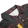 Customize Lodge Name and Number Freemasonry Masonic Symbol Marble Black Gold 3D Men's Polo Shirt S-5XL