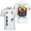 Custom Temple Name Nobles Mystic Shrine AEAONMS PHAraoh King of Desert Pyramids 3D Men's Polo Shirt S-5XL