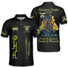 Custom Temple Name Nobles Mystic Shrine AEAONMS Desert Assassin Freemason 3D Men's Polo Shirt S-5XL