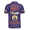 Custom Temple Name Nobles Mystic Shrine AEAONMS 1872 Freemasonry 3D Men's Polo Shirt S-5XL