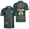 Custom Temple Name Nobles Mystic Shrine AEAONMS 1872 Freemasonry 3D Men's Polo Shirt S-5XL