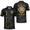 Custom Lodge Name Number Masonic Past Master Sun Freemasonry 3D Men's Polo Shirt S-5XL