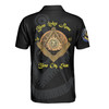 Custom Lodge Name Number Masonic Past Master Sun Freemasonry 3D Men's Polo Shirt S-5XL