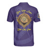 Custom Lodge Name Number Masonic Past Master Sun Freemasonry 3D Men's Polo Shirt S-5XL