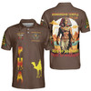 Custom Temple Name Nobles Mystic Shrine AEAONMS Pharaoh King 1893 PHA Freemasonry 3D Men's Polo Shirt S-5XL
