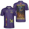 Custom Temple Name Nobles Mystic Shrine AEAONMS God of Wisom PHA Freemasonry 3D Men's Polo Shirt S-5XL