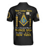 Personalized Lodge Name Freemasonry Prince Hall Making Good Men Better 3D Men's Polo Shirt S-5XL