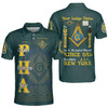 Personalized Lodge Name Freemasonry Prince Hall Making Good Men Better 3D Men's Polo Shirt S-5XL