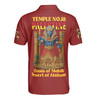 Custom Temple Name Nobles 1983 Mystic Shrine AEAONMS Pharaoh Warrior Freemasonry 3D Men's Polo Shirt S-5XL