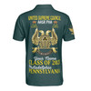 Custom Name, Number Scottish Rite Eagle Wings 33 Degree AASR PHA Freemasonry 3D Men's Polo Shirt S-5XL