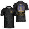 Personalized Name Past Master F&AM PHA Faith Hope Charity Freemason 3D Men's Polo Shirt S-5XL